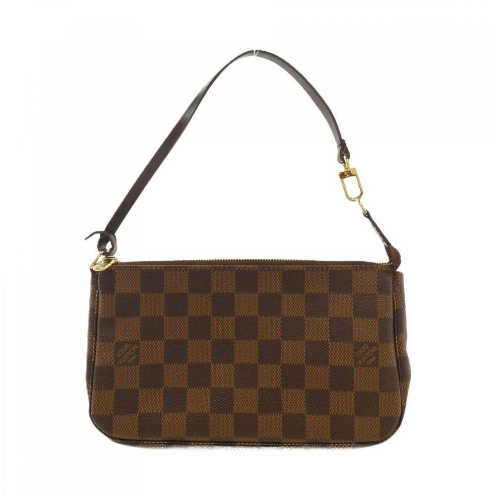LOUIS VUITTON Brown Damier Pochette Pouch - Picture 1 of 6